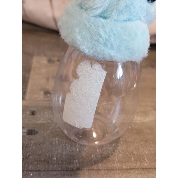 Blue Easter bunny rabbit container Decor figure - Picture 4 of 6